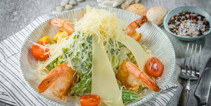 Цезарь с креветками