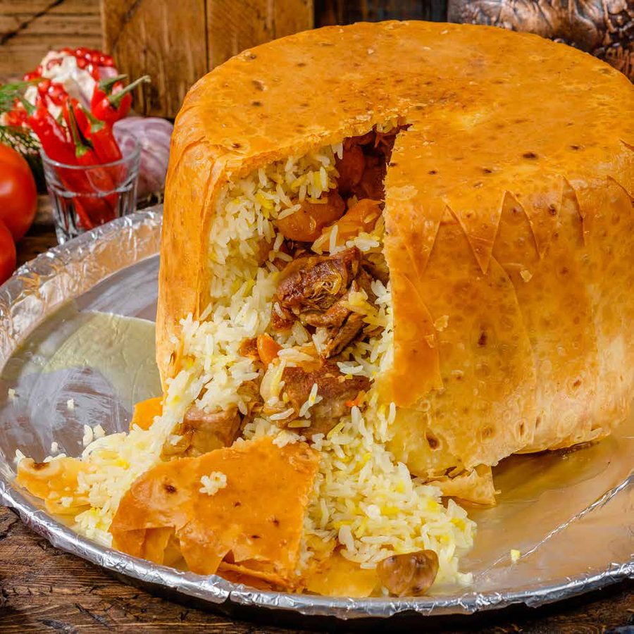 Шах-плов с телятиной